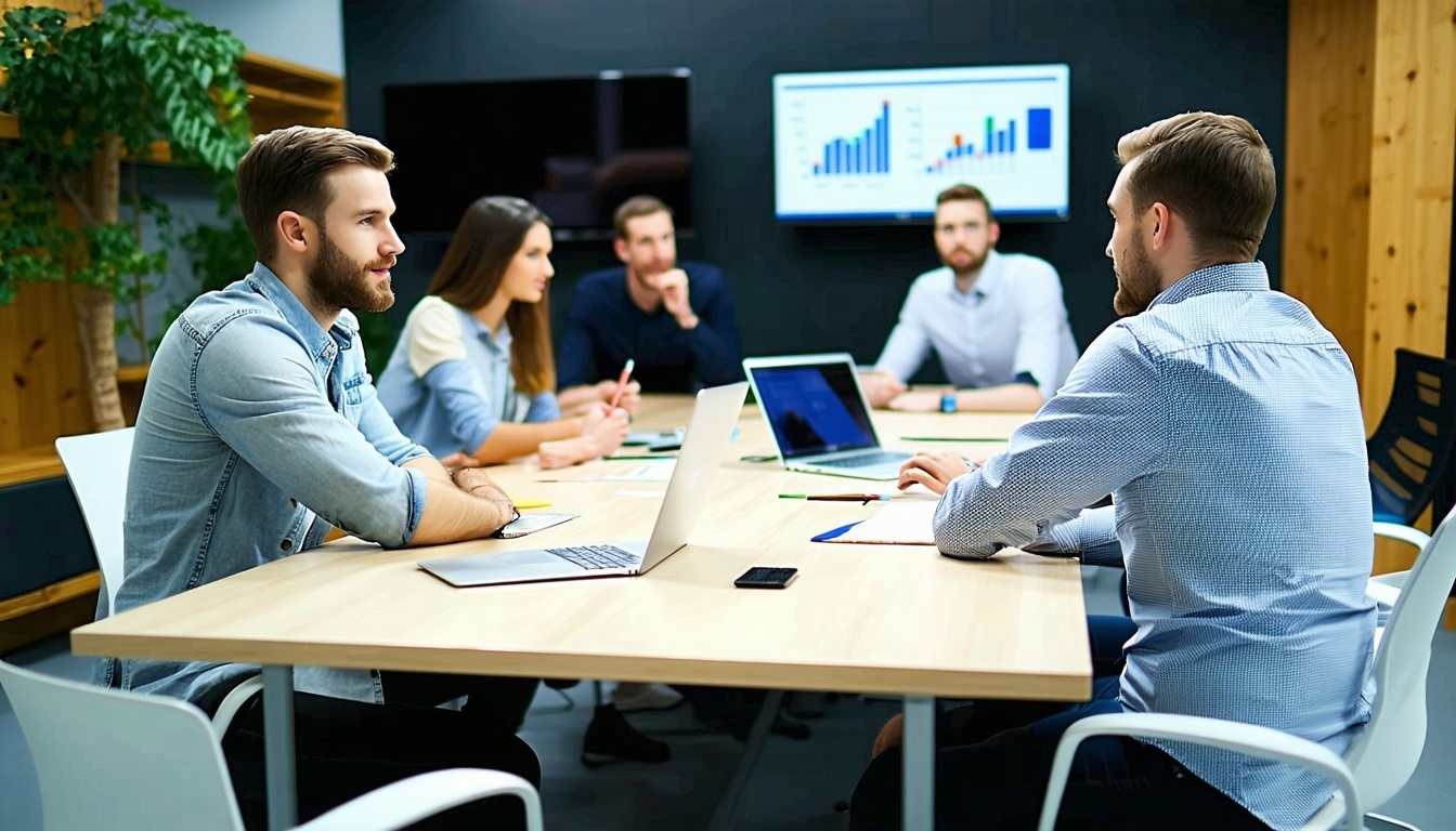 Technical consultant coaching a team